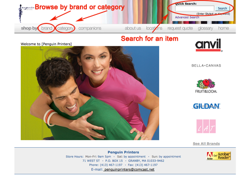 Browse by brand or 